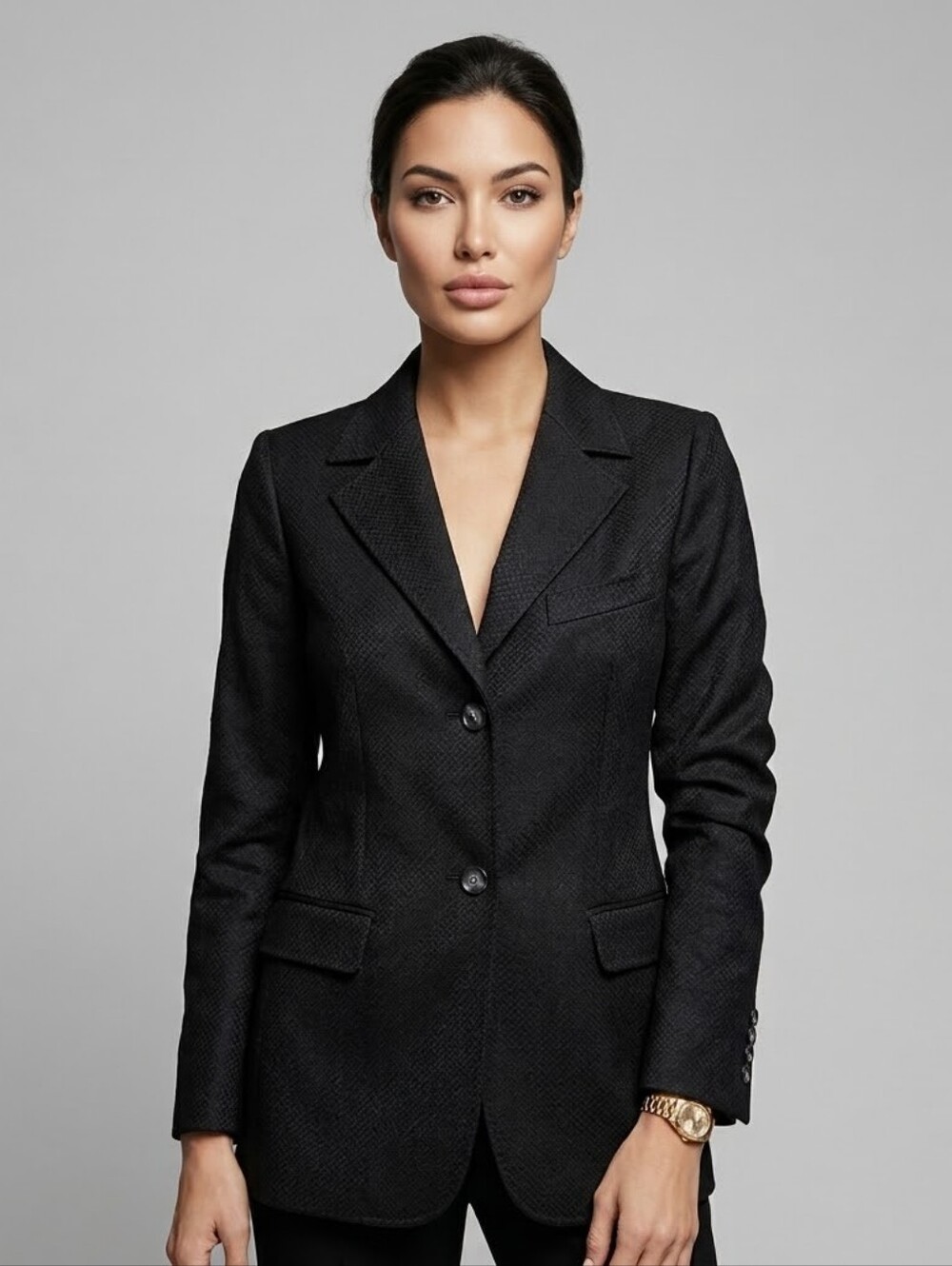 Smythe Blazer Black Jacket 4 Quiet Luxury Equestrian Professional Fall Layer S